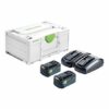Festool energi-set SYS 18V 2x5,0 TCL 6 DUO