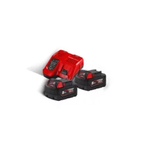 Batterier og lader