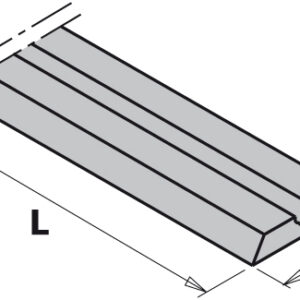 Cmt vendeplatte  80,5x5,5x1,1