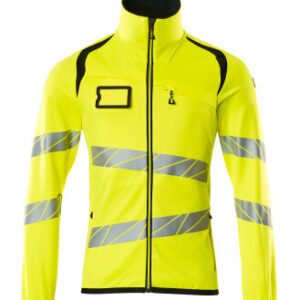 Mascot jakke microfleece hi-vis gul/sort XL
