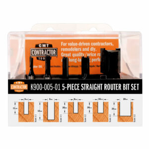 Cmt overfræsesæt med 5 stk. k8